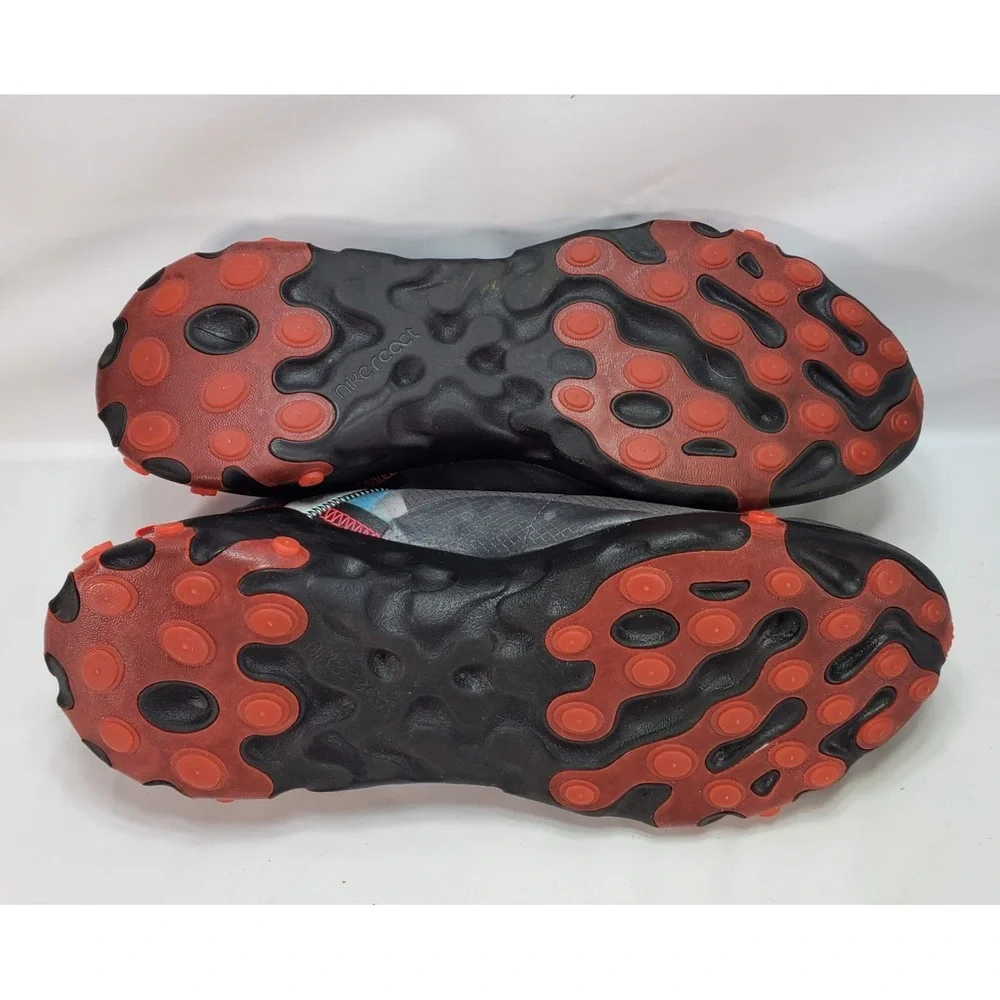 NIKE React Element 87 Solar Red Mens Size 10 Sneakers AQ1090-006 4350‎